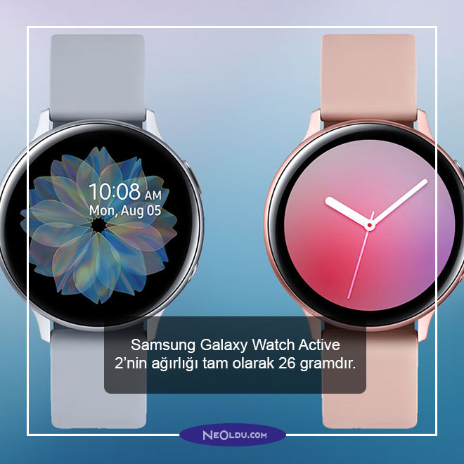 Samsung Watch Active 2 Размеры