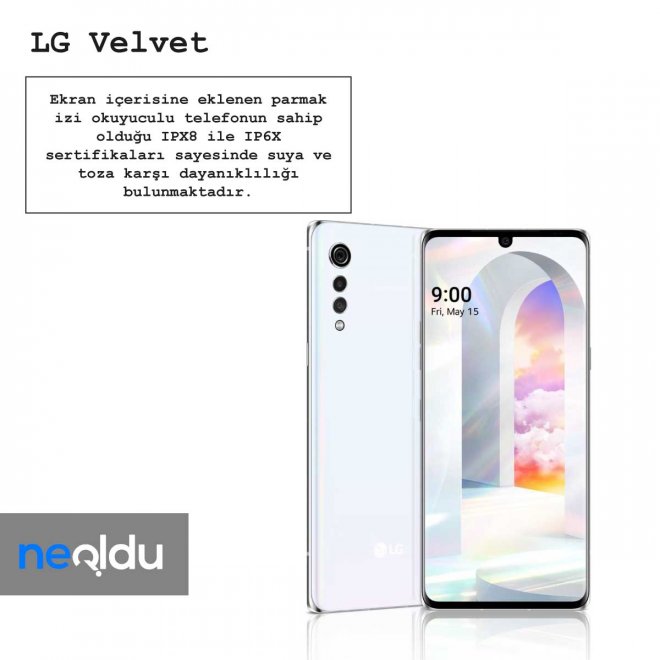 LG Velvet bağlantı tipi