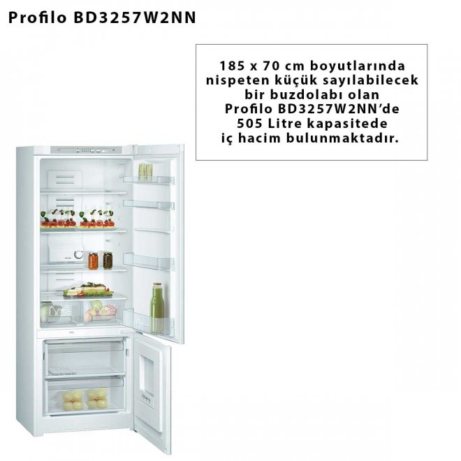 Profilo Bd3086w3dn Alttan Donduruculu Buzdolabi